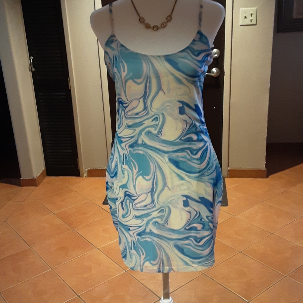 SO multicolored dress